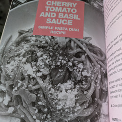 Cherry tomato &amp; basil sauce