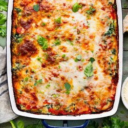 Ravioli Lasagna With Ricotta And Spinach