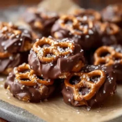 No-bake Peanut Butter Pretzel Clusters