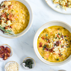 Keto Cauli Bacon Chowder