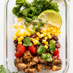Chicken Burrito Bowl Recipe (meal Prep)