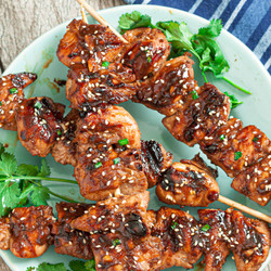 Asian Chicken Skewers