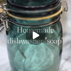 Homemade Dishwasher Detergent