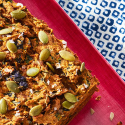 Pumpkin Bread With Lemony Cream Cheese