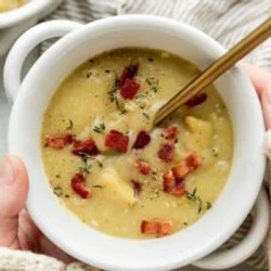 Copy of Creamy Potato Leek Soup With Bacon