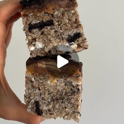 Pb Oreo Rice Crispy Squares