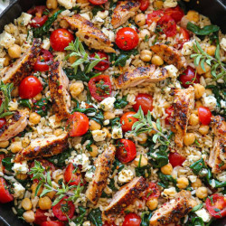 Greek Chicken And Lemon Rice