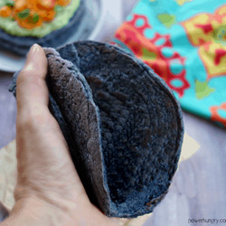 1-ingredient Black Bean Tortillas {grain-free, Vegan}