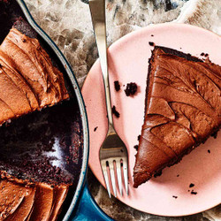 Chocolate Skillet Cake With Milk Chocolate Frosting Recipe