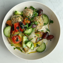 Greek Inspired Turkey Meatballs