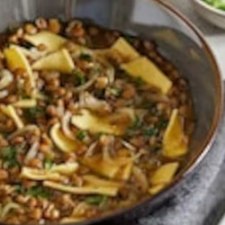 Lentil And Pasta Soup (rishta)