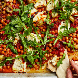 Sheet-pan Feta With Tomatoes And Chickpeas
