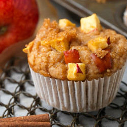 Easy Vegan Apple Cinnamon Muffins