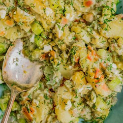 Austrian Potato Salad (erdäpfelsalat)