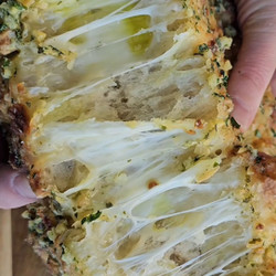 Cheesy Garlic Parm Pull Apart Focaccia