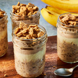 Banana Cream Pie–inspired Overnight Oats