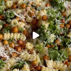 Kale Pasta Caesar Salad