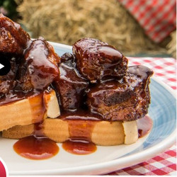 Honey-glazed Pork Belly Burnt Ends