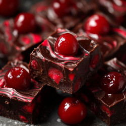 Halloween Dracula’s Dark Cherry Fudge