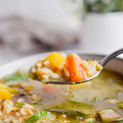 Simple Instant Pot Vegetable Barley Soup