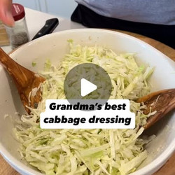 Grandma's Cabbage Dressing