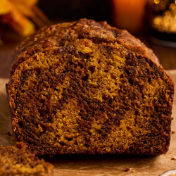 Twilight Swirl Pumpkin Bread
