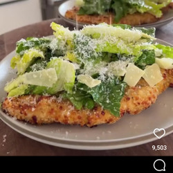 Crispy Chicken Caesar Cutlets