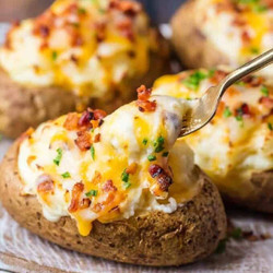 Twice Baked Potatoes Recipe (best Ever)