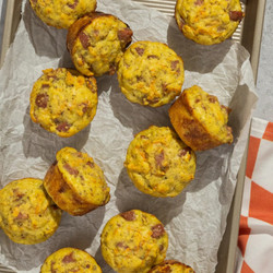 High Protein Savory Breakfast Muffins