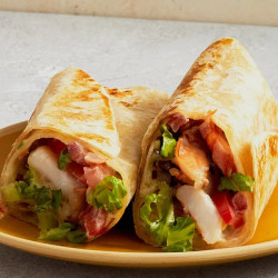 Shrimp And Bacon Burritas