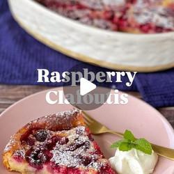Raspberry Clafoutis