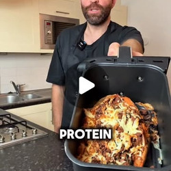 High Protein Sweet Potato Boats