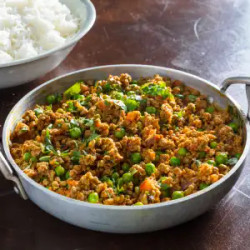 Keema Matar (garam Masala-spiced Ground Beef With Peas)