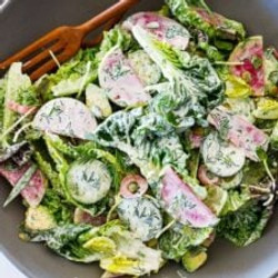 Little Gem Salad With Dilly Ranch