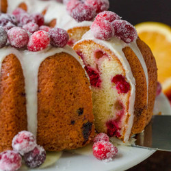 Cranberry Bundt Cake Recipe. /  Natasha's Kitchen