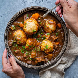 Slow Cooker Beef Stew And Dumplings