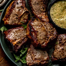Broiled Lamb Chops With Mint Mustard Sauce Recipe