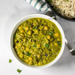 Chana Palak (spinach Chickpea Curry)