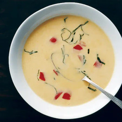 Chilled Golden Tomato Bisque Soup