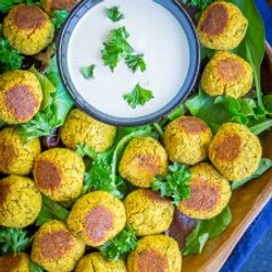 Roasted Butternut Squash Falafel Bites