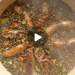 One-Pot Sausage &amp; Lentils