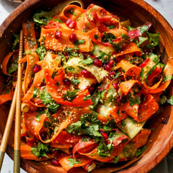 Carrot Salad With Citrus Miso-ginger Dressing
