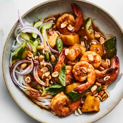 Pineapple Shrimp Noodle Bowls