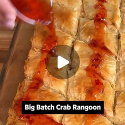 Big Batch Crab Rangoon sheet pan apps snacks
