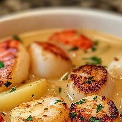 Lobster &amp; Seared Scallop Chowder