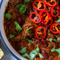Slow Cooker Chilli Beef Brisket