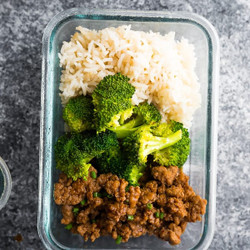 Korean-inspired Turkey Meal Prep Bowls