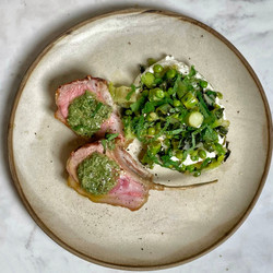 Rack Of Lamb With ‘spring On A Plate’