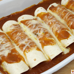 Cheesy Spinach Enchiladas