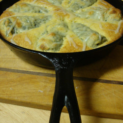 Cornbread Baked Chile Poblanos